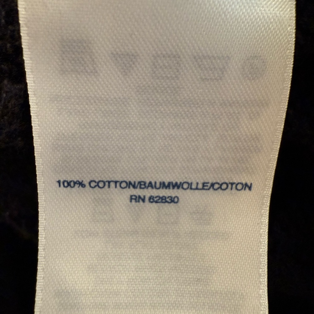Lands' End  Black Zip-Up Sweater. PTP 21-23”Length 27” - Picture 4 of 4